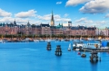 Scenic summer scenery of the Old Town in Stockhom, Sweden